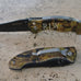 Knife with Retractable Camouflage Handle