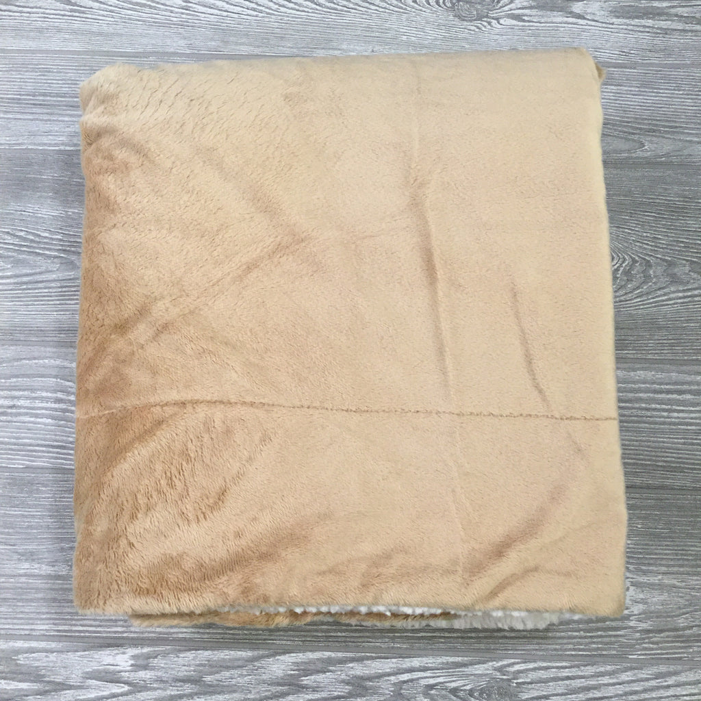 Blanket, Microfleece Throw with Sherpa Lining, 5 Colors