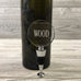 Engraved Wine Bottle Stopper, Glass Circular