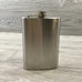 Flasks, Stainless Steel Silver with Funnel, 3 Sizes