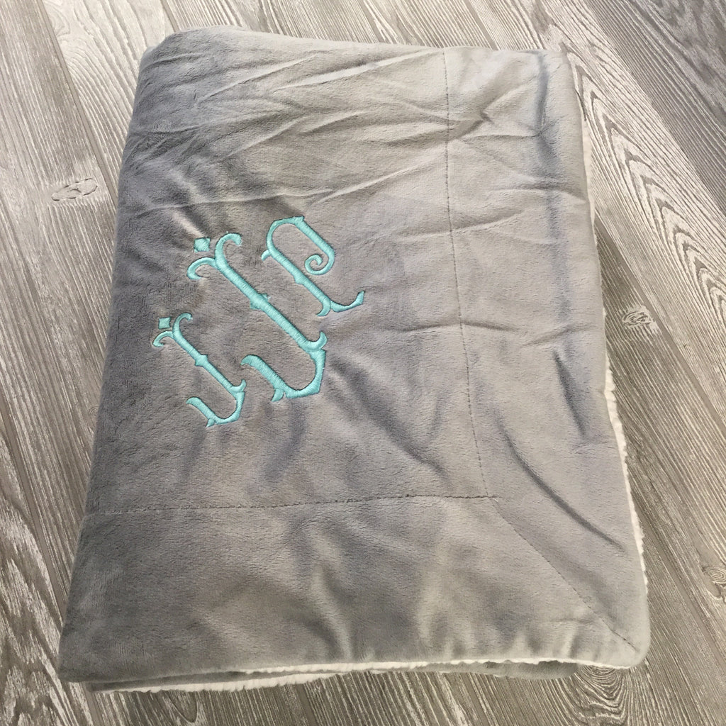 Blanket, Microfleece Throw with Sherpa Lining, 5 Colors