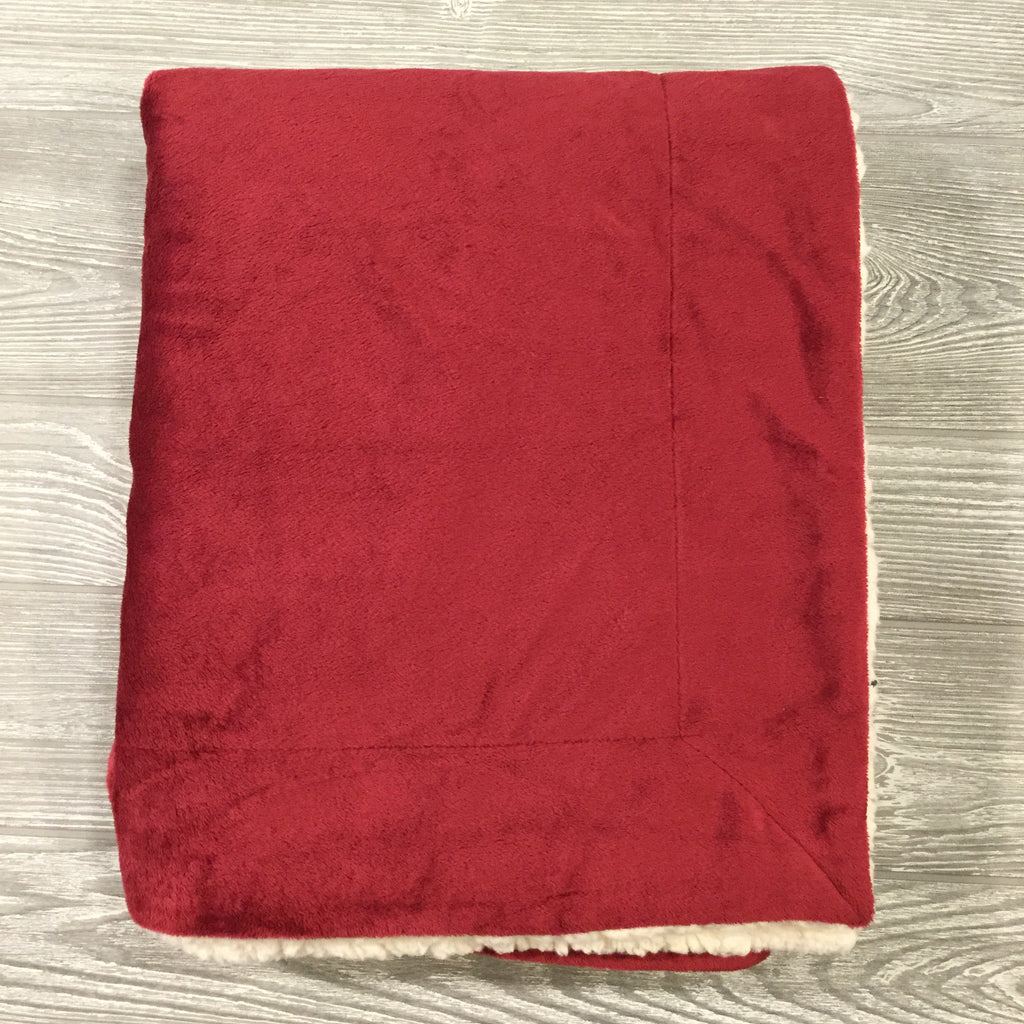 Blanket, Microfleece Throw with Sherpa Lining, 5 Colors