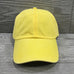 Hats, 6 Panel Low Profile with Brown Leather Strap, 10 Color Options