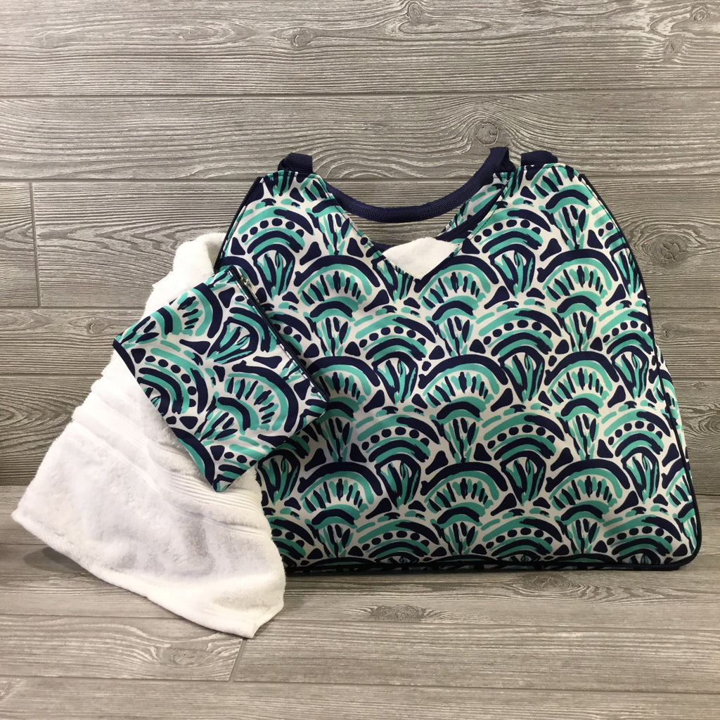 Lagoon Pool/Beach Bag, With Accessory Bag Attached