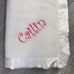 Kids and Babies, Microfleece Baby Blanket, White with Matching Trim