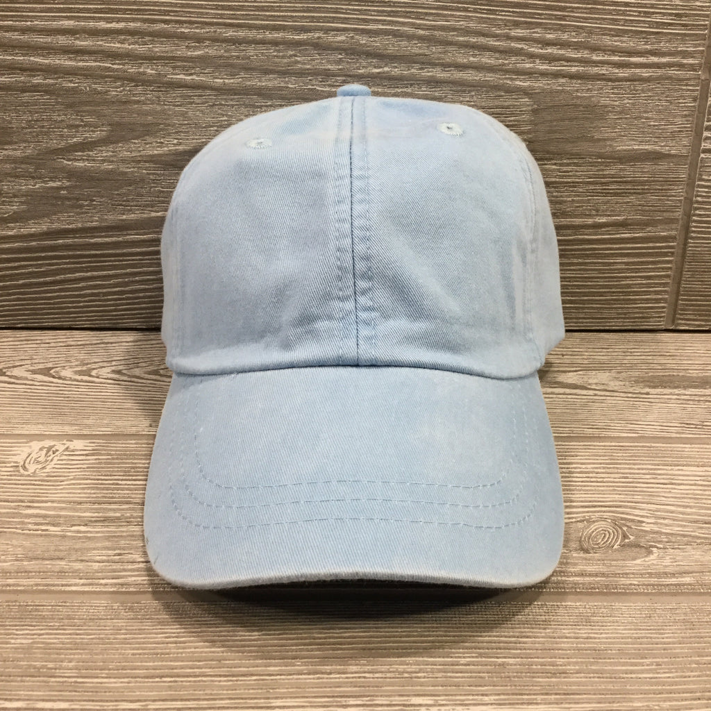 Hats, 6 Panel Low Profile with Brown Leather Strap, 10 Color Options