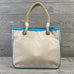 Canvas Tote, Hard-Bottom with Rope Handles, 3 Trim Colors