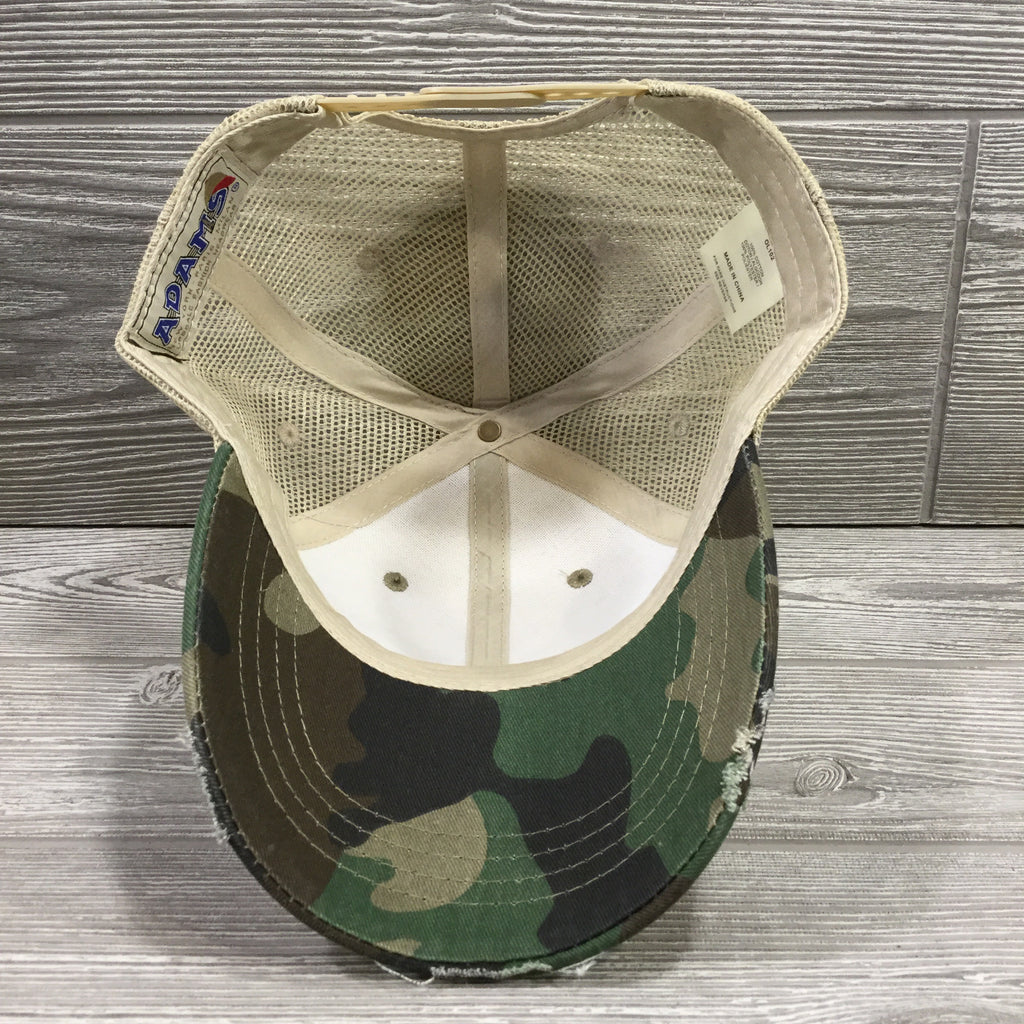 Trucker Hats, 4 Panel with Tan Net Sides and Snap Back Closure, 4 Color Options