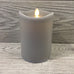 Home Decor, Flameless Candle, Gray Wax, Small, Remote