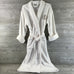 Robe, Soft White Fleece Style, Polyester Blend