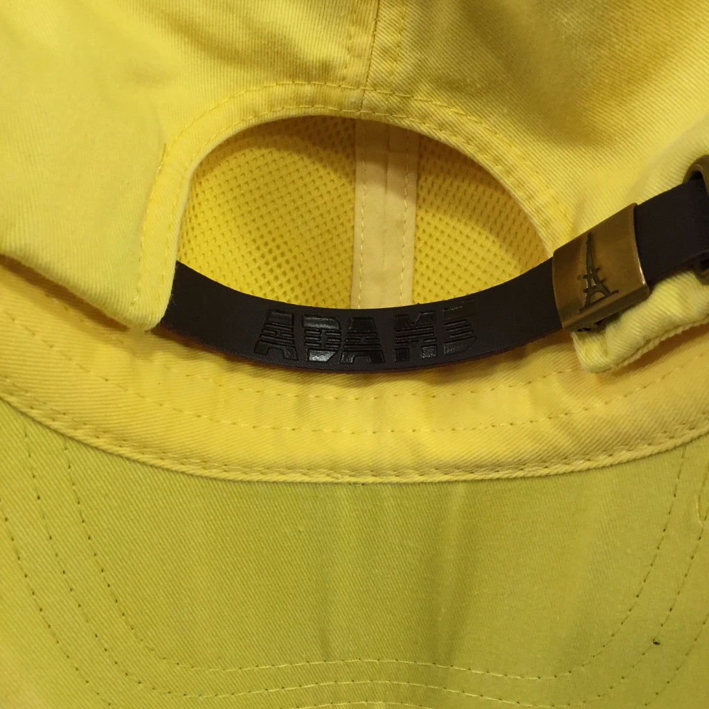 Hats, 6 Panel Low Profile with Brown Leather Strap, 10 Color Options