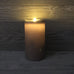 Home Decor, Flameless Candle, Gray Wax, Remote, Large