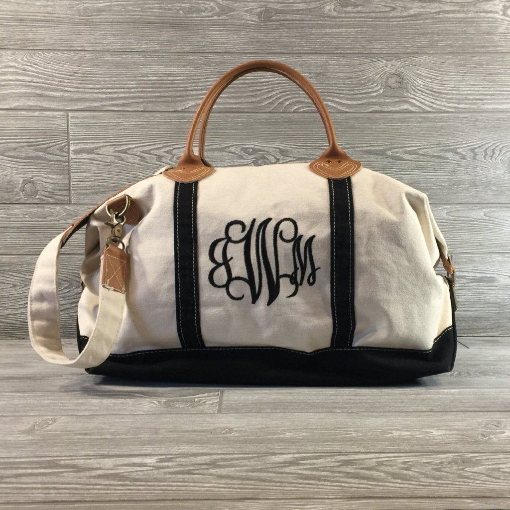 Monogrammed Duffle Bag Weekender Bag Overnight Bag Weekend 